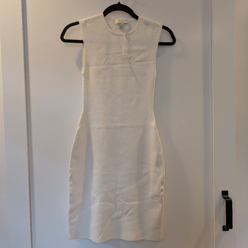 COS Women's White and Cream Mini Dress